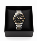 AZUREL Luxury Men's Watch Black Gold – Stainless Steel Business Design